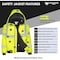 Northmon Safety Hi-Vis Bomber Rain Jacket, 100% Polyester 300D Oxford, Class 3 Safety Yellow, M NM-SJ-100-YW-M - alternate 3